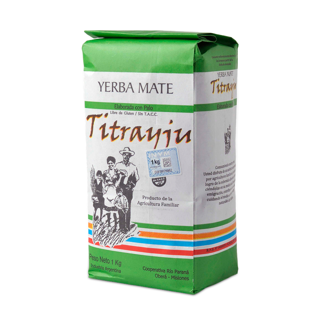 Titrayjú Yerba Mate Cultivo Agroecológico 1 Kg