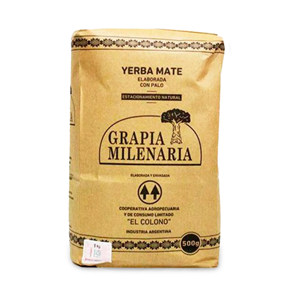 Yerba Mate Agroecológica Grapia Milenaria 500 Grs