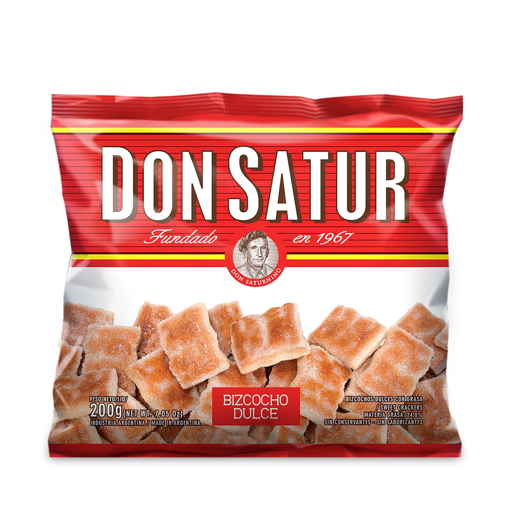 Don Satur Bizcochitos Dulces 200 Grs