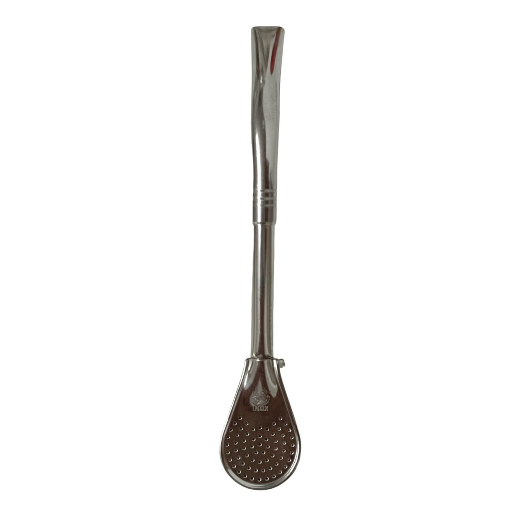 Bombilla de Acero Inoxidable Pico de Loro 20 cms