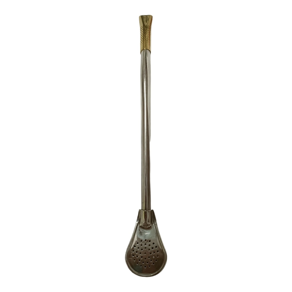 Bombilla de Alpaca Pico de Loro de Bronce 20 cms