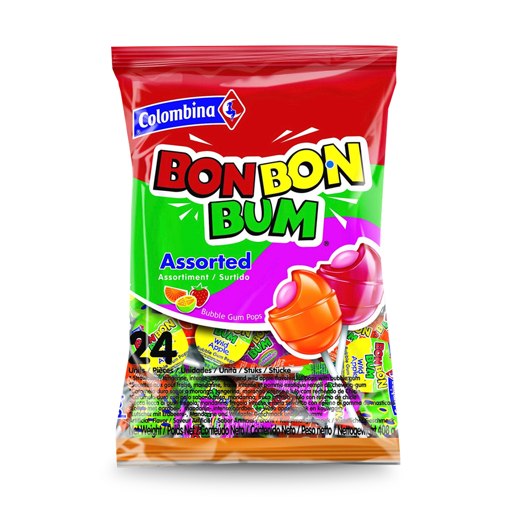 Bon Bon Bum Chicle Surtido, 24 Uds