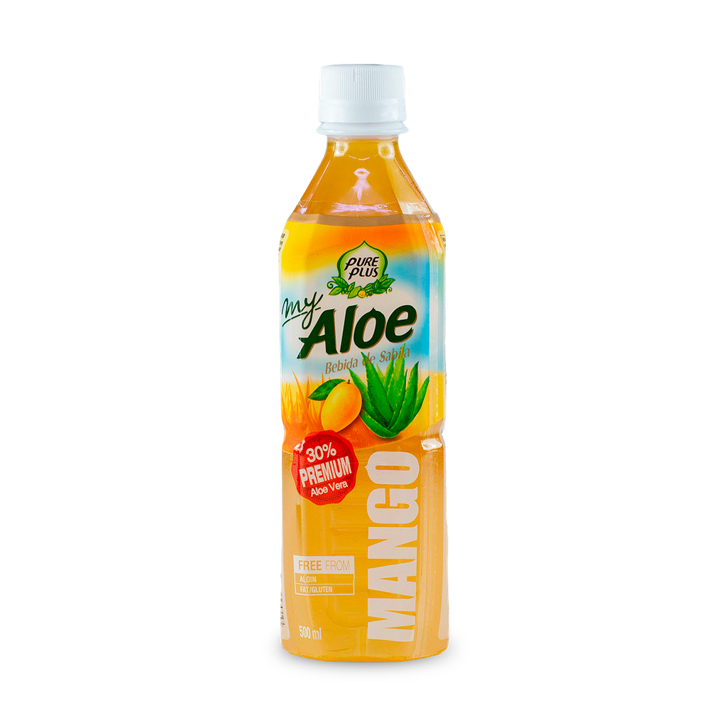 Pure Plus Bebida Aloe Vera Sabor Mango 500ml