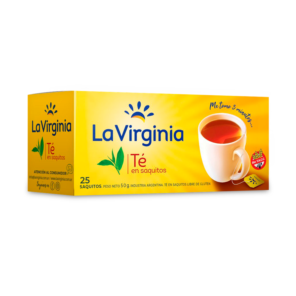 Té La Virginia Clásico 25 saquitos