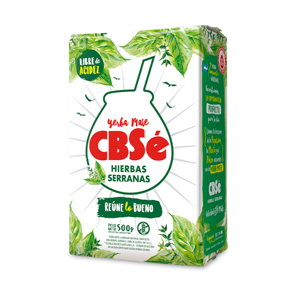 Cbse Hierbas Serranas Yerba Mate 500 Grs