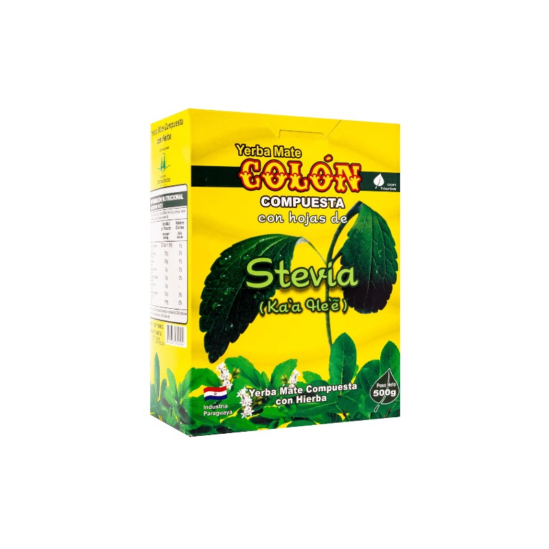 Yerba Mate Colon Stevia 500 Grs