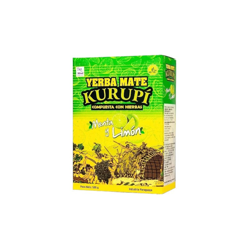 Kurupi Yerba Mate con Menta y Limon 500 Grs