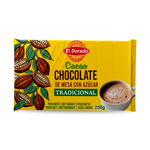 [CHO-ELDO-CON] El Dorado Chocolate Taza con Azúcar 250g