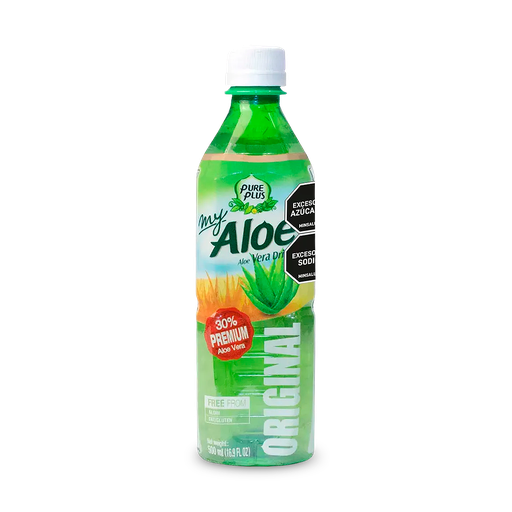 [PUR-ALVE-500] Pure Plus Bebida Aloe Vera 500ml