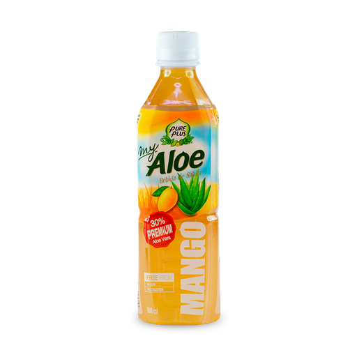 [PUR-MANG-500] Pure Plus Bebida Aloe Vera Sabor Mango 500ml