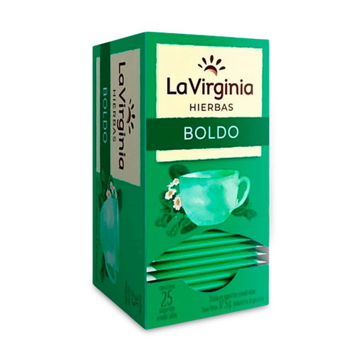 [TLV-BOLD-25S] Té La Virginia de Boldo 25 saquitos